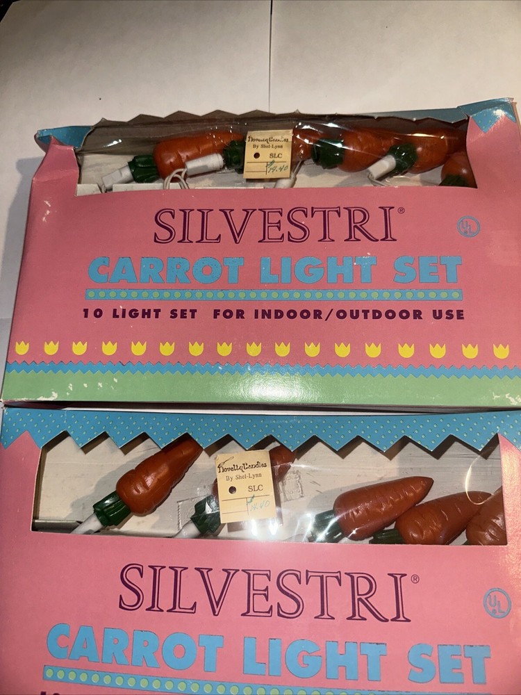 Silvestri Carrot Light Set Lot 4 Boxes