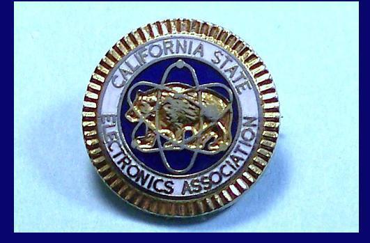 California State Electronics Association Pin
