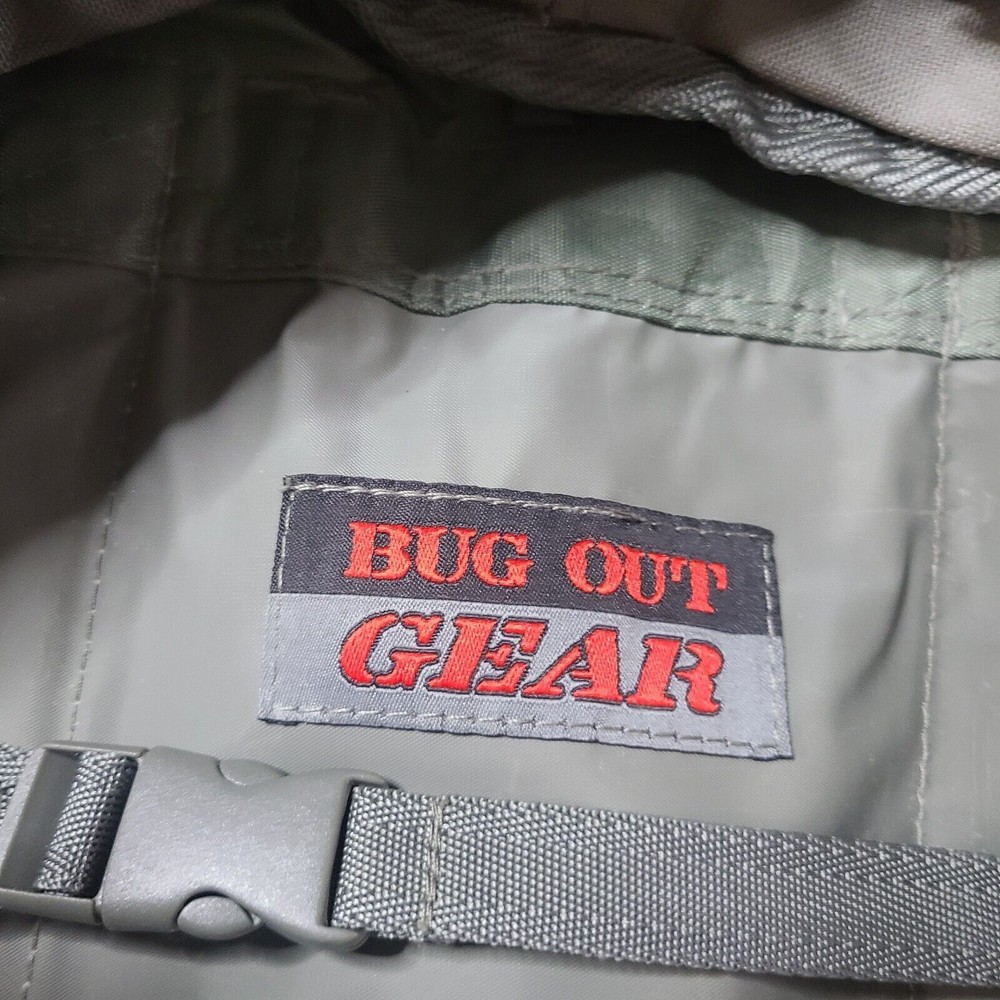 Military green backpack.Bug out gear