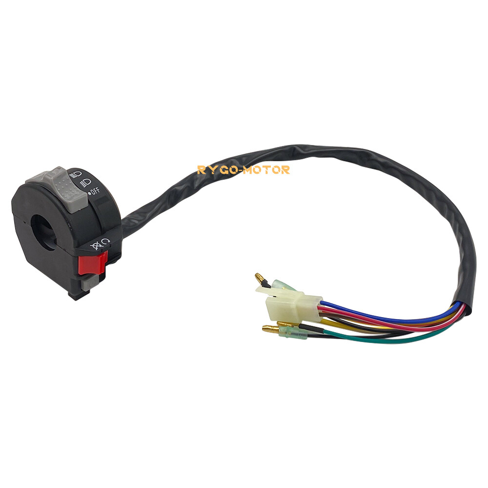 Left Handlebar Switch Start Run Off Headlight for Yamaha Bear Tracker YFM250X