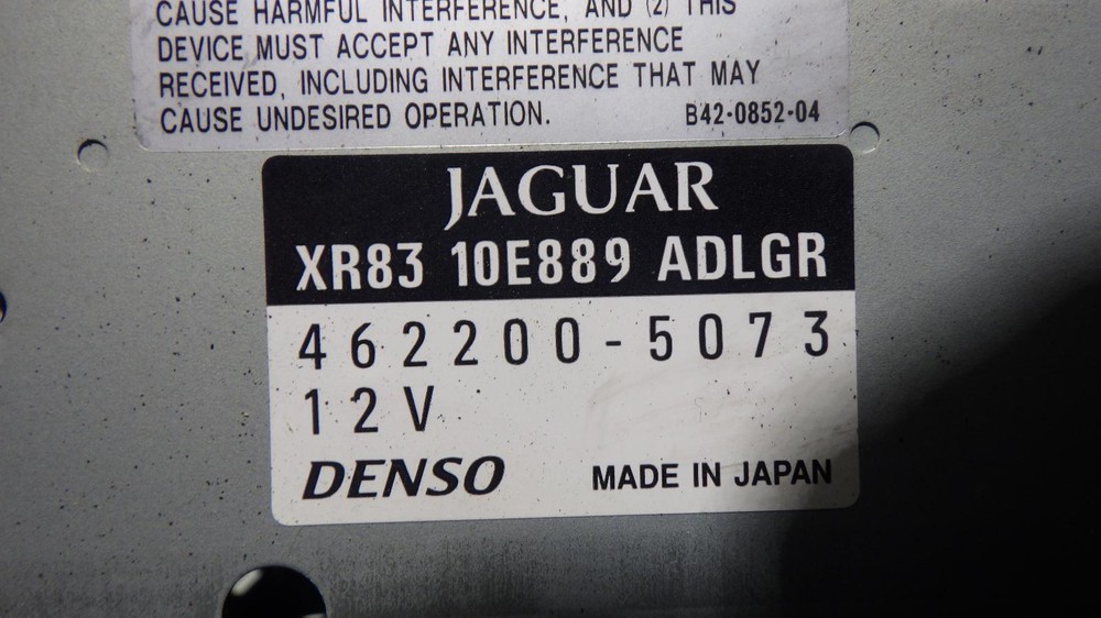 02 JAGUAR S TYPE Info Screen XR8310E889