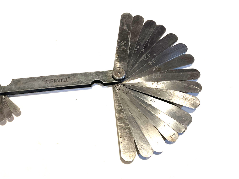 VINTAGE CORNWELL TOOLS LONG & SHORT BLADE FEELER GAUGE