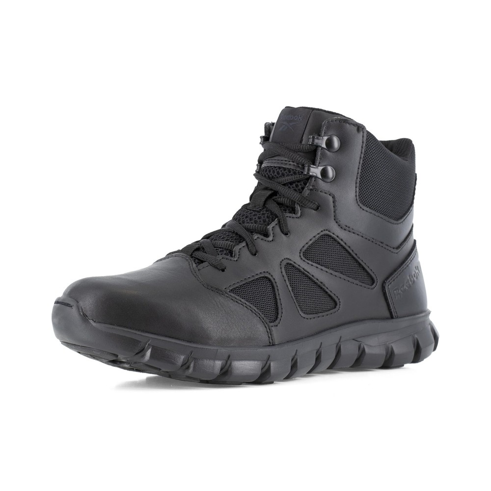 Reebok Work Sublite Cushion Tactical 6" Boot Men's Boot 11 Black