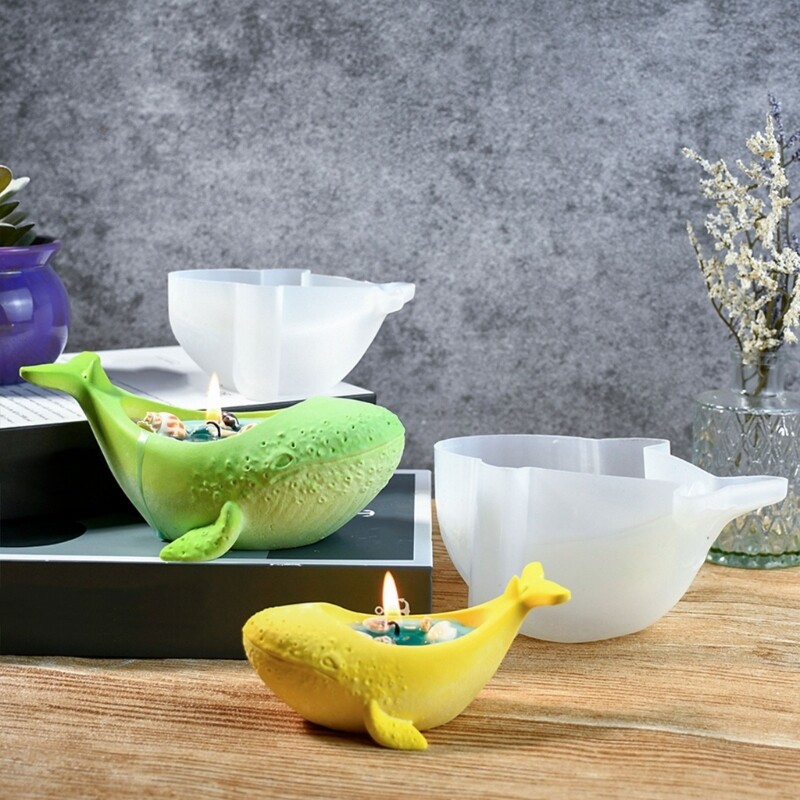 Versatile Silicone Mould for Whale Holders Artistics Home Accent