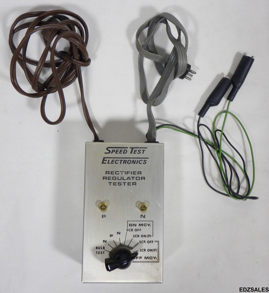 2 Speed Test Electronics Testers - Alternator / Rectifier Regulator Testing