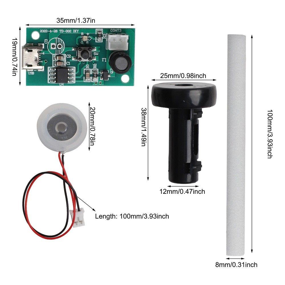 Aromatic Experience with 5V USB Spray Modules Pack of 4 Conveniently Sized