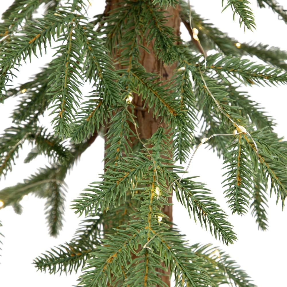 Northlight Pre-Lit Medium Alpine Artificial Christmas Tree - 4' - Clear LED