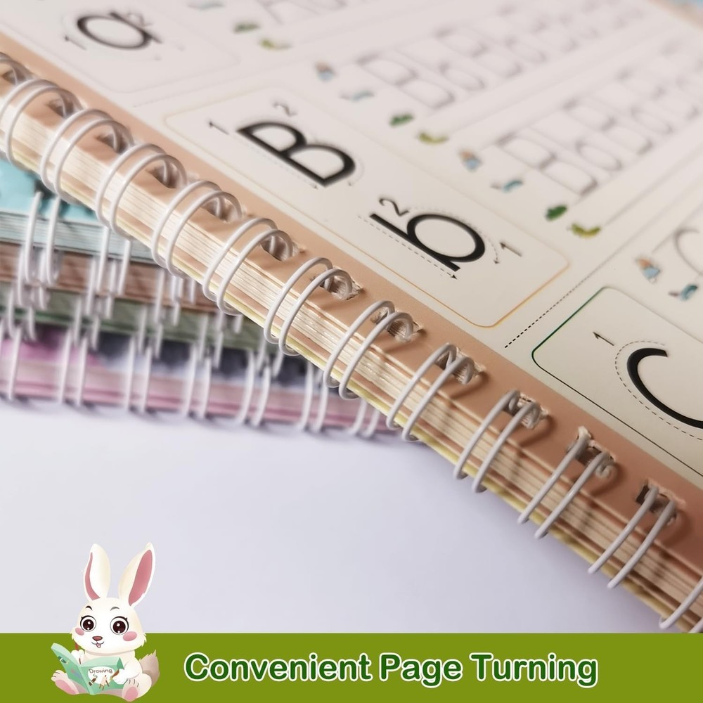 Reusable Grooved Handwriting Workbooks,Magic Copybook,Magic Writing Practice ...