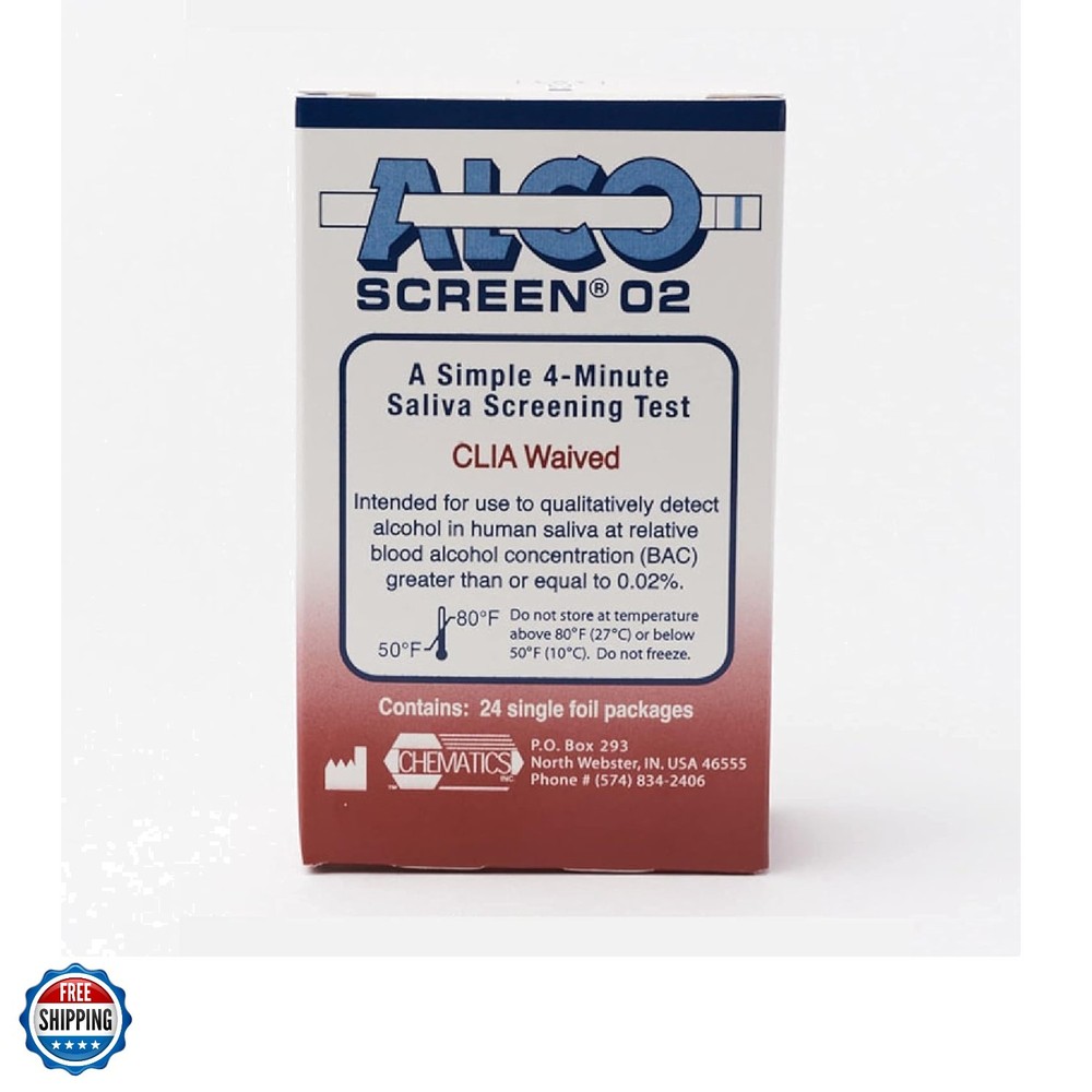 Saliva Alcohol Screen  Pack of 24