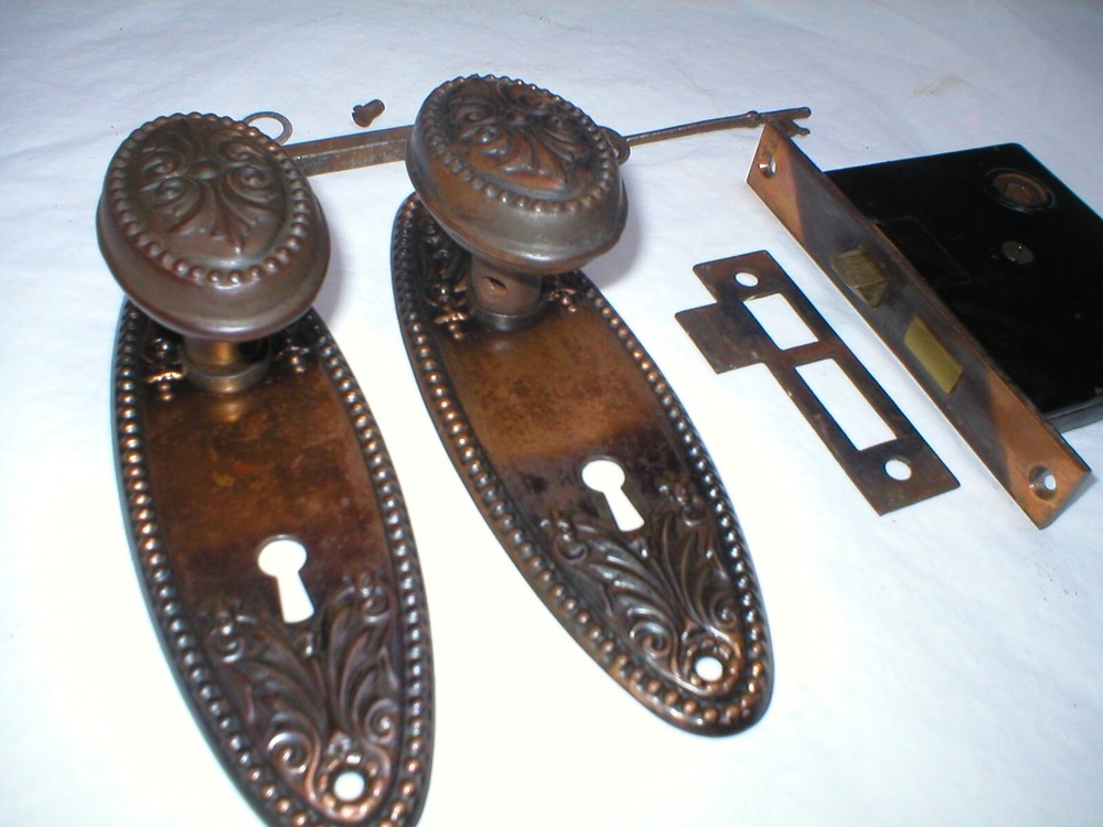Antique Victorian Era Door Hardware