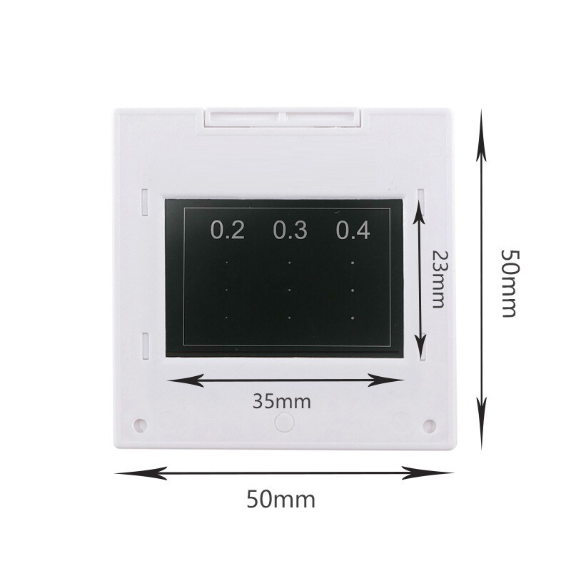 5pc Interference Diffraction Grating Single & Double Slit Interference Diaphragm