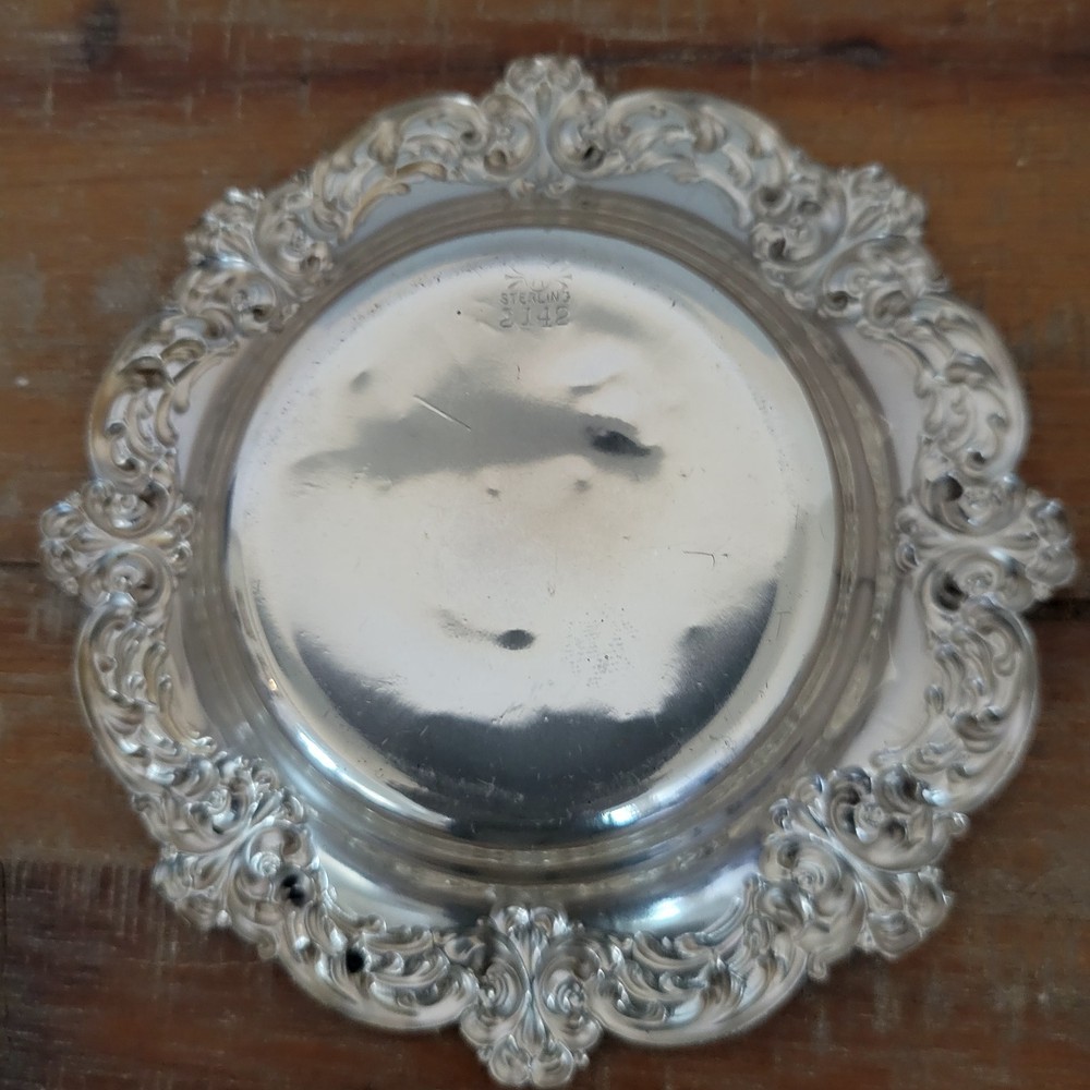 Sterling Silver Ornate Small.Bowl