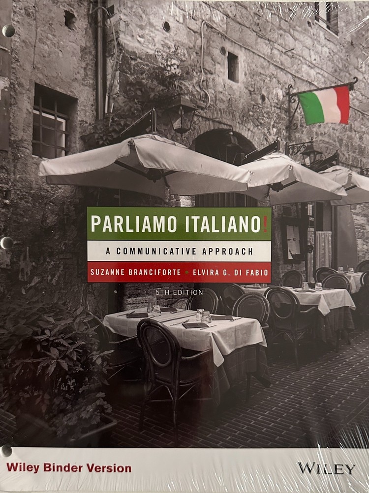 Wiley Parliamo Italiano A Communicative Approach 5th Ed. Binder Ready Version