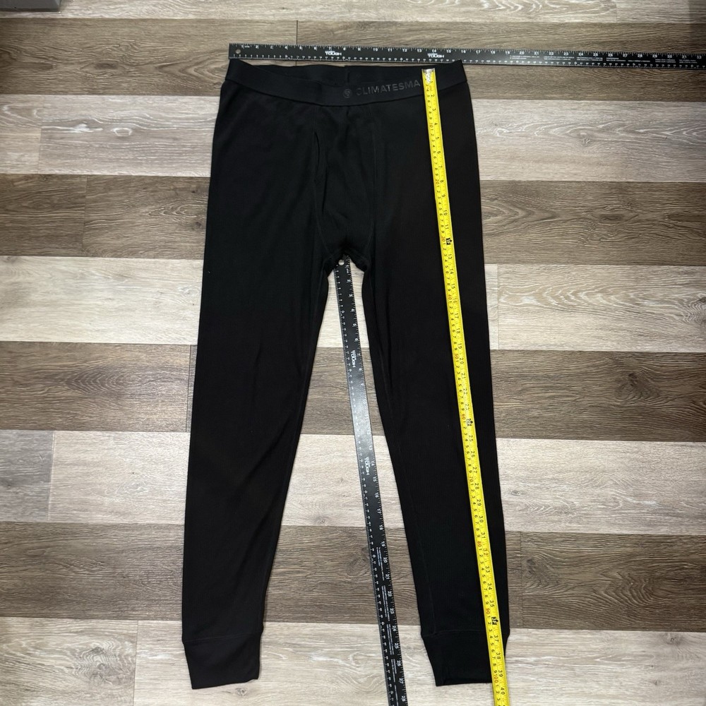 ClimateSmart Pro Extreme Base Layer Pants Men’s Sz Large Black Stretch EUC