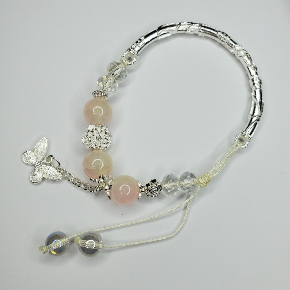 Hand crafted artisan unique gemstone bracelet