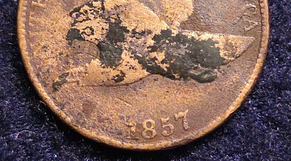 1857 1C Flying Eagle One Cent