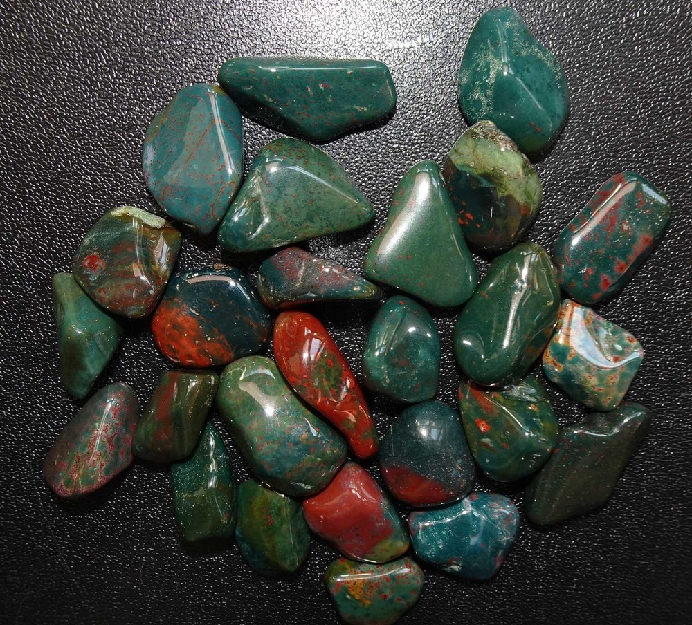Fancy Jasper - 4 ounces Medium/Small Tumbled Stones rt544a