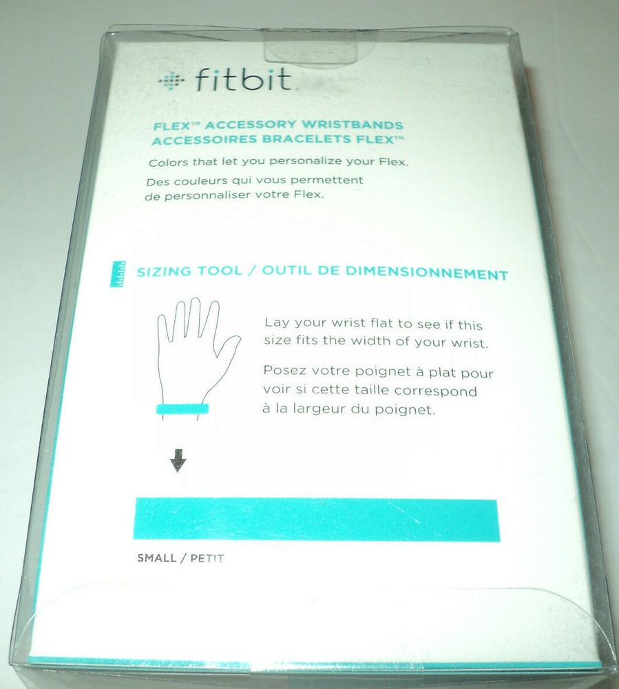 Fitbit Flex Accessory Wristbands 3 Pack Small S/P Teal Orange/Red, Navy Blue OEM