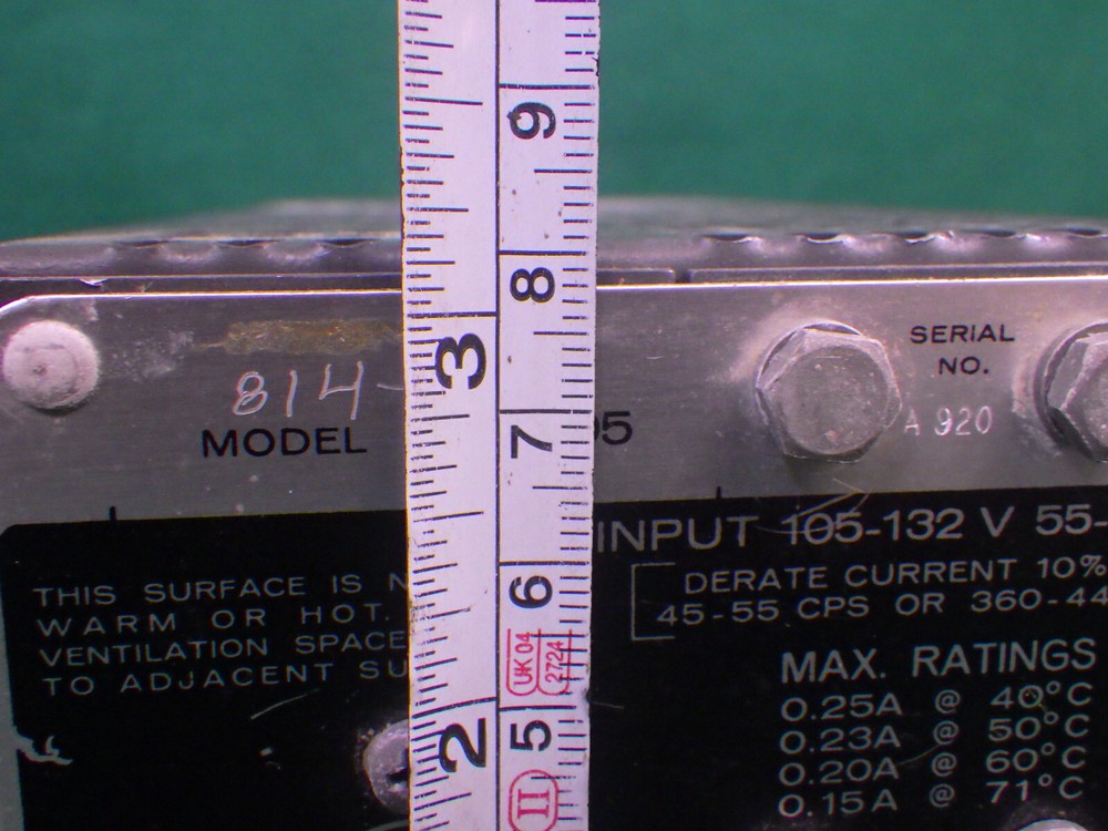 Lambda LM-205 regulated power supply 105-132VAC input, 0-32VDC output Works