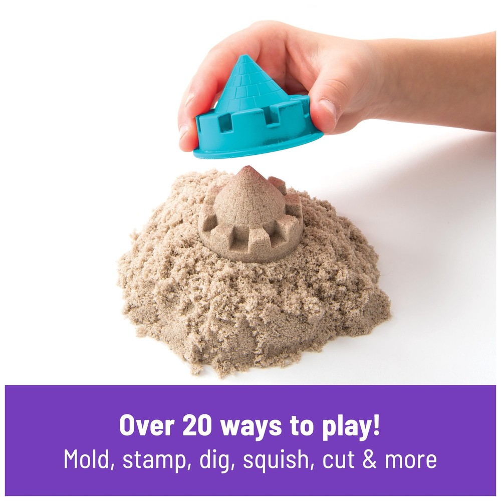 , Folding Sand Box with 2lbs Play Sand, 7 Molds & Tools, Storage Case, Sensor...