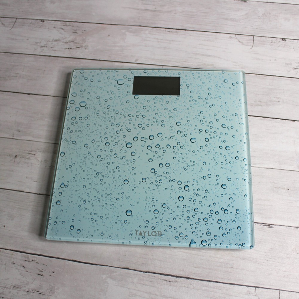 Taylor Digital Glass Bath Scale 400 LB Weight Capacity