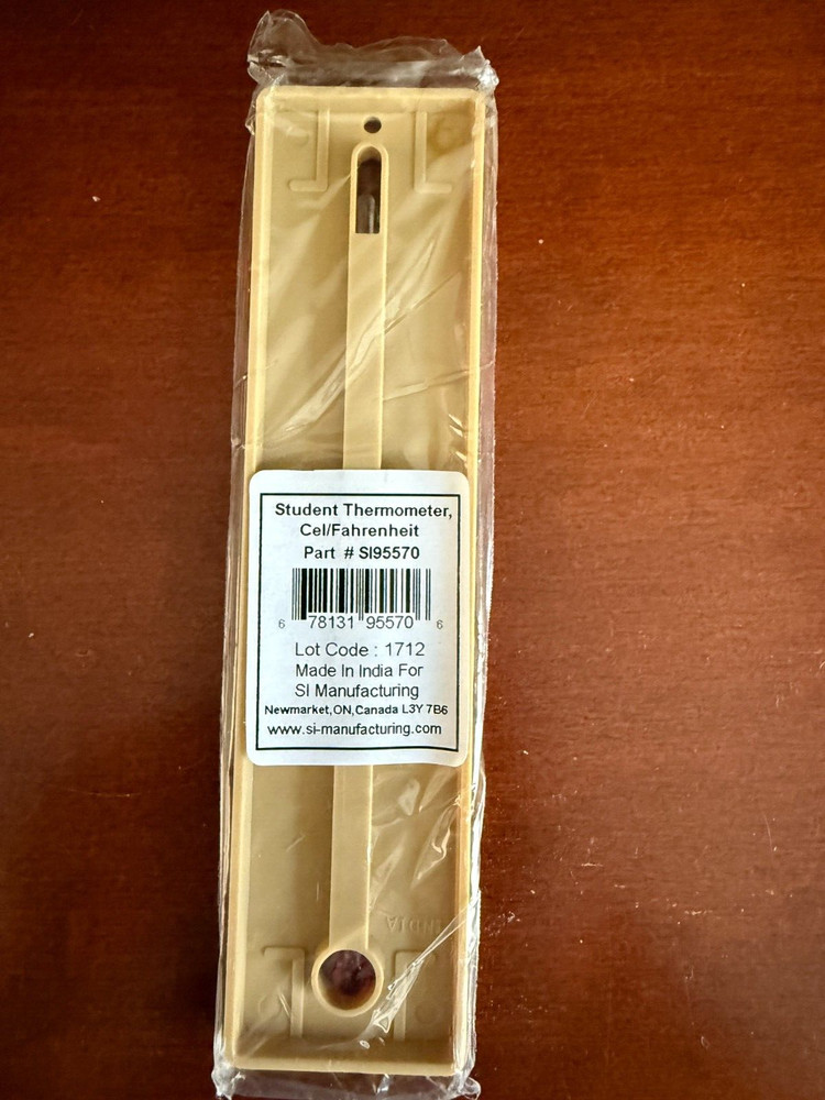 SI Manufacturing Student Thermometer, 95570