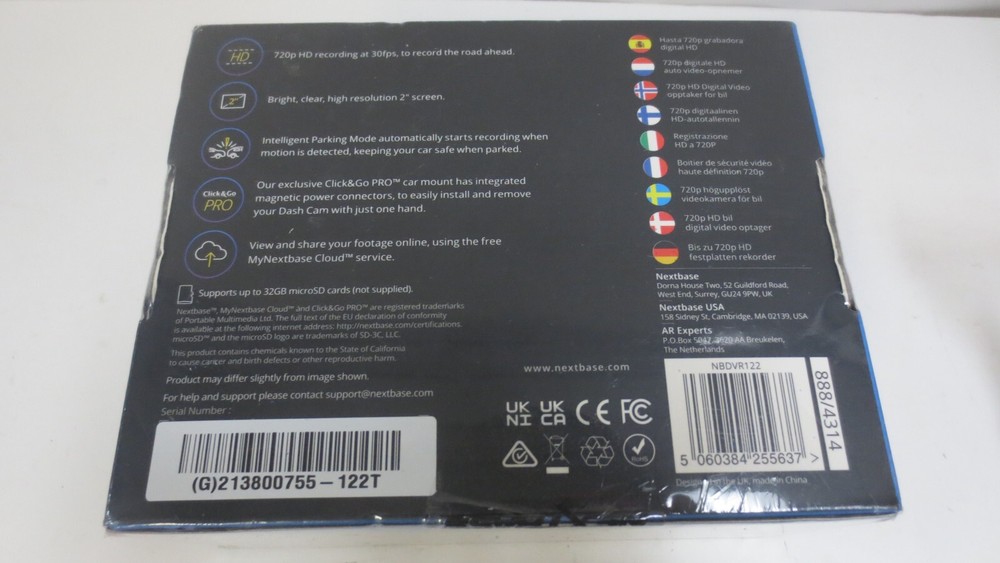 NextBase Dash Cams 122