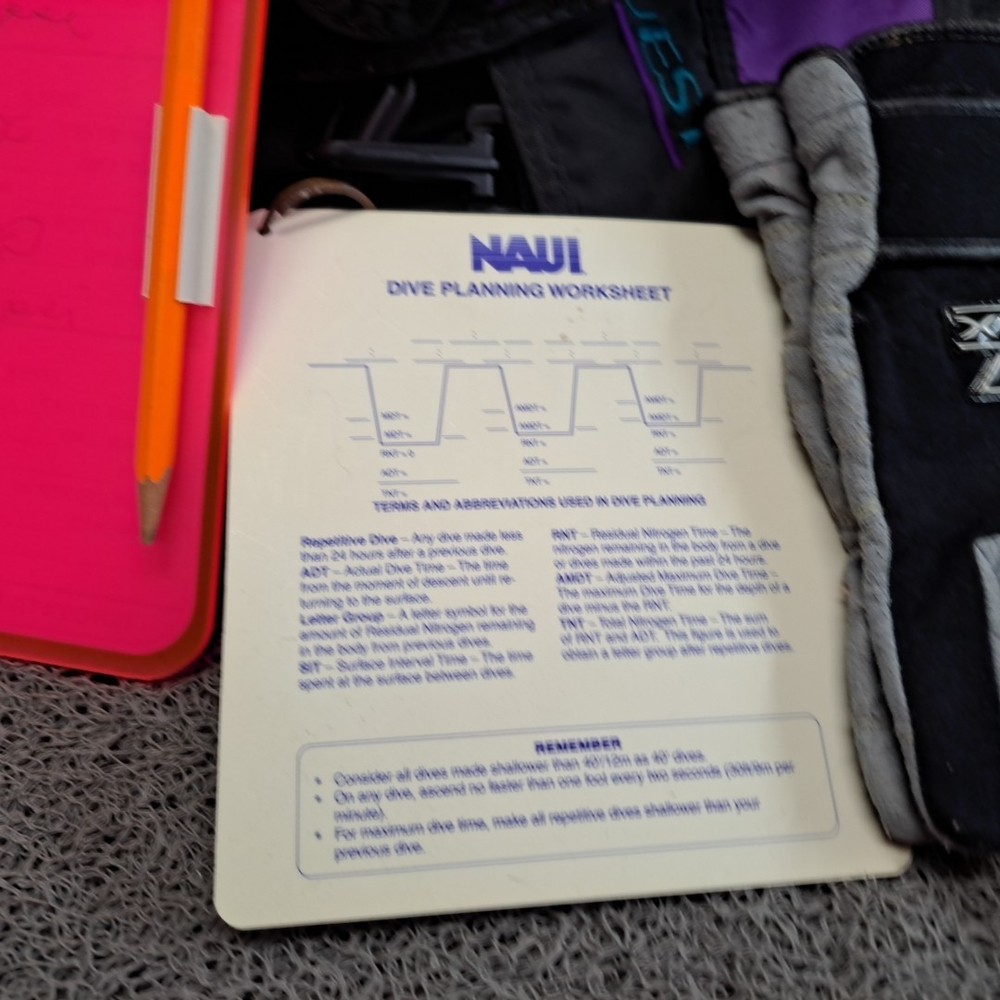 SEAQUEST Infinity Scuba Vest Size Medium W/ Breathing Source + Accessories