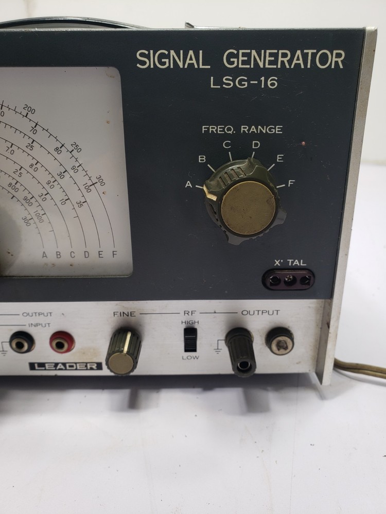 Vintage Leader Signal Generator LSG-16 Frequency Range Pre Owned Tested