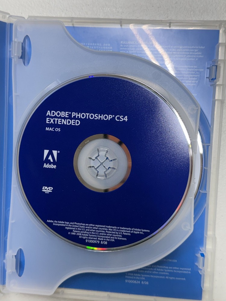 Adobe Photoshop CS4 Extended For Mac OS Retail Version