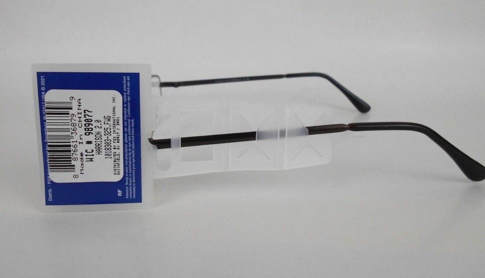 READING GLASSES SPARE PAIR "HARRISON" BROWN