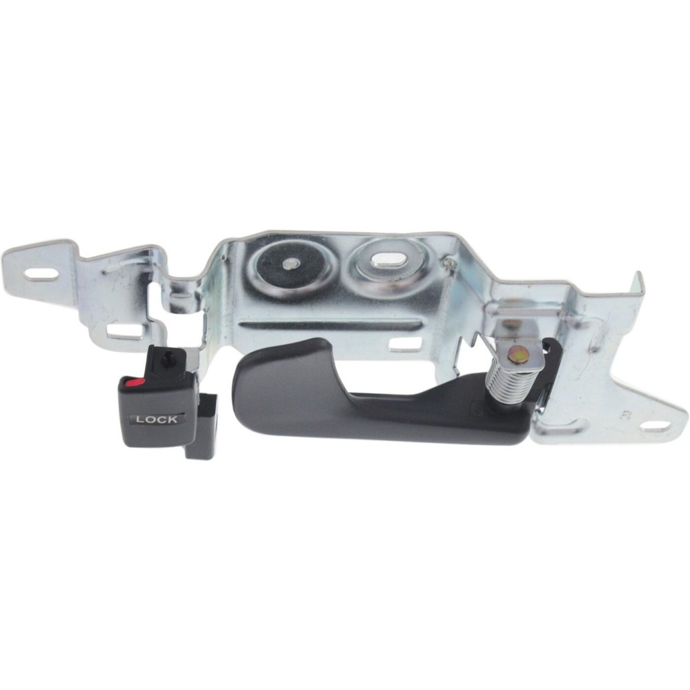 Interior Door Handle Set For 1992-1995 Honda Civic Black Front Black 2Pc