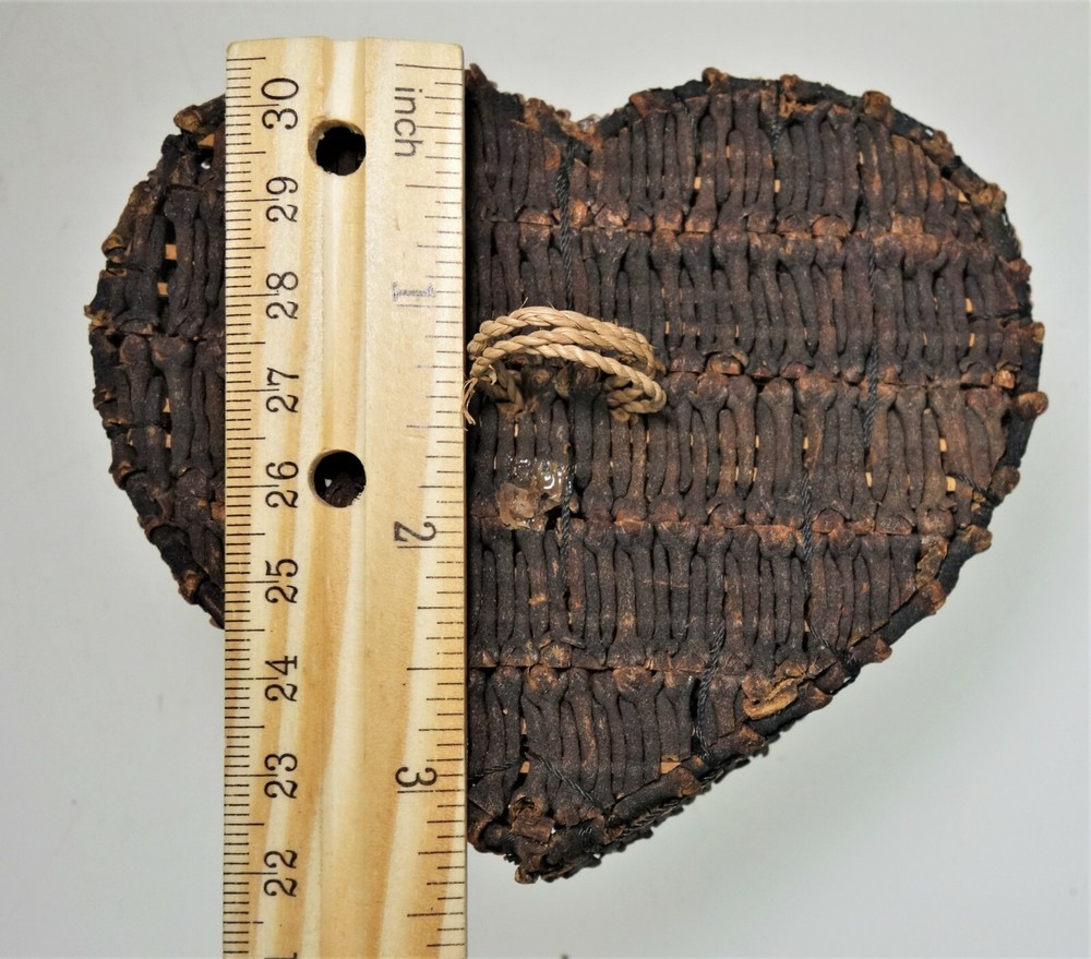 Woven Heart Trinket Gift Box Natural