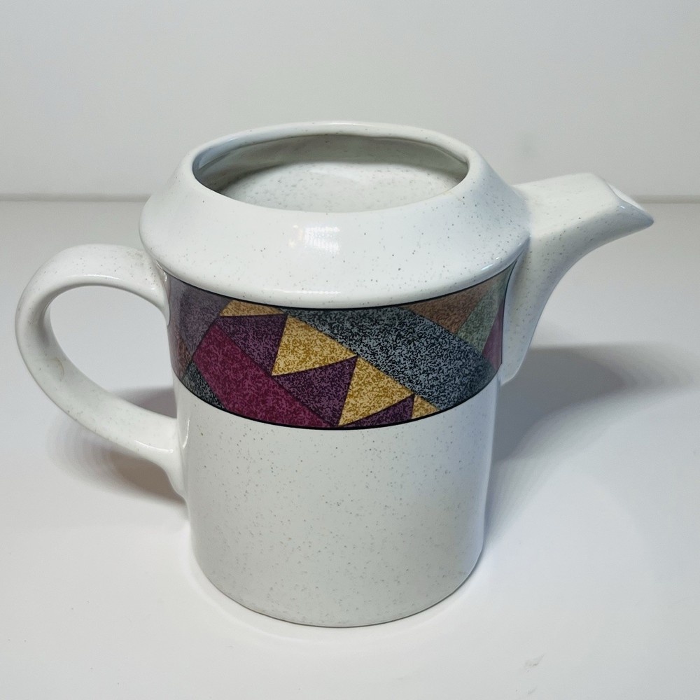 Studio Nova Palm Desert Sugar Bowl/Lid And Creamer EUC