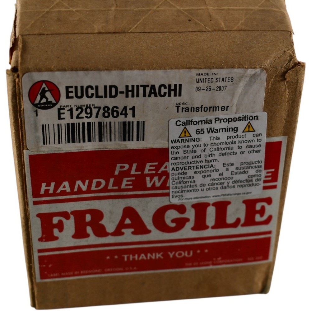 NEW Hitachi Euclid E12978641 Transformer