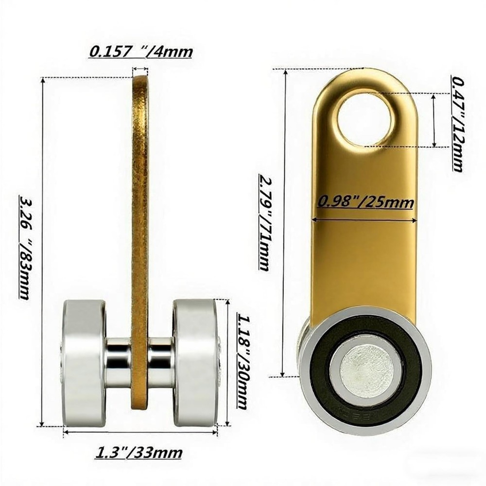 2 Wheel Trolley Assembly Roller Cable Trolley System, Silent Unistrut Trolley...