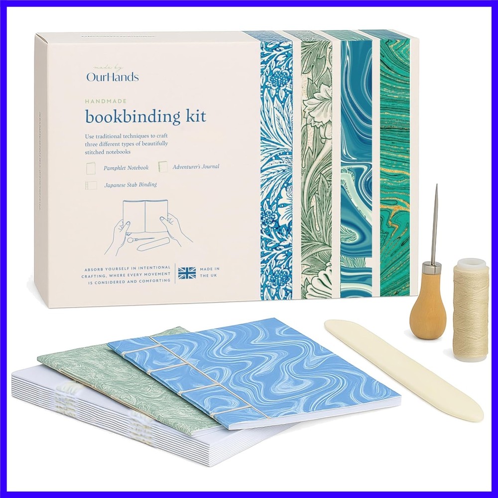 inding Kit DIY Kit to Create Custom Soft-Cover Notebooks - Includes Materials...