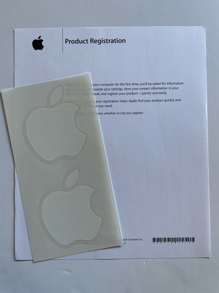 Power Mac G5 User's Guide includes everything, stickers, panther intro, set up