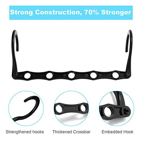 10 Pcs Magic Hangers Space Saving Clothes Organizer for College Doorm Essentials