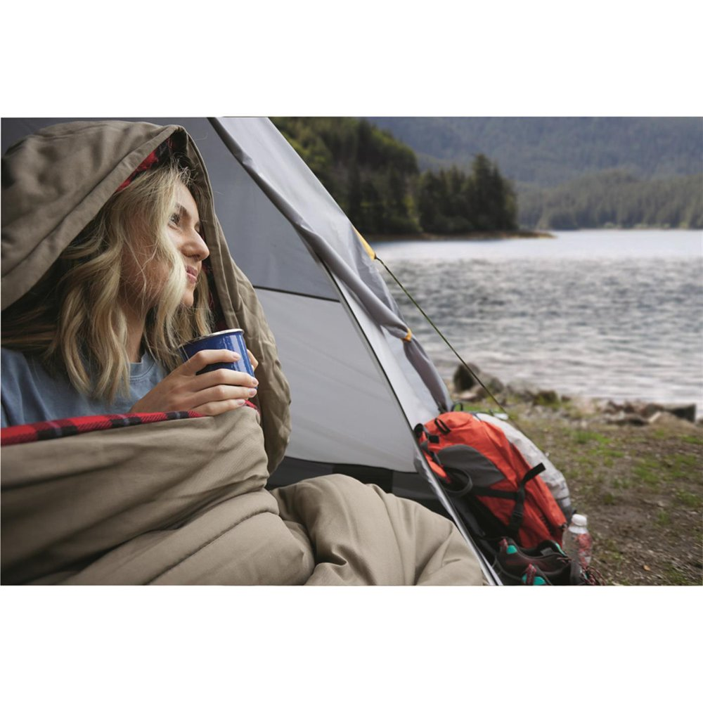 Guide Gear Canvas Hunter Extreme Sleeping Bag Rectangular-Shaped With Hood