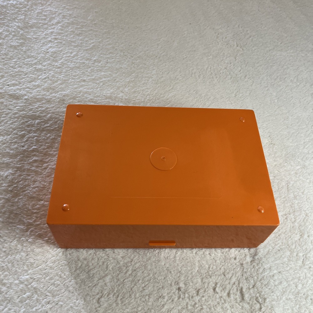 Vintage Sewing Box Orange For My Sewing READ
