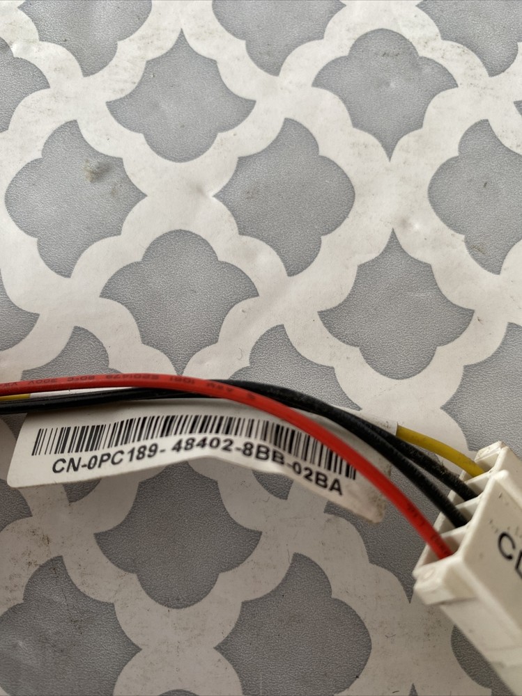 PC189 Dell Power Cable Assembly For PowerEdge 2900 0PC189