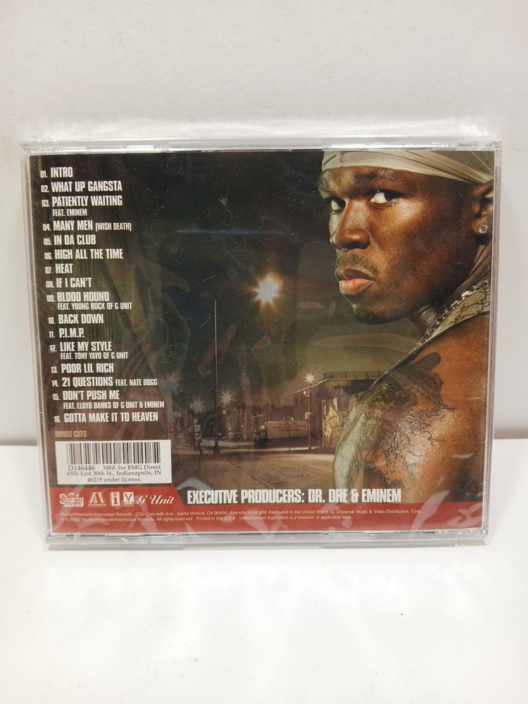 Get Rich or Die Tryin by 50 Cent (CD, 2003) NEW!!!