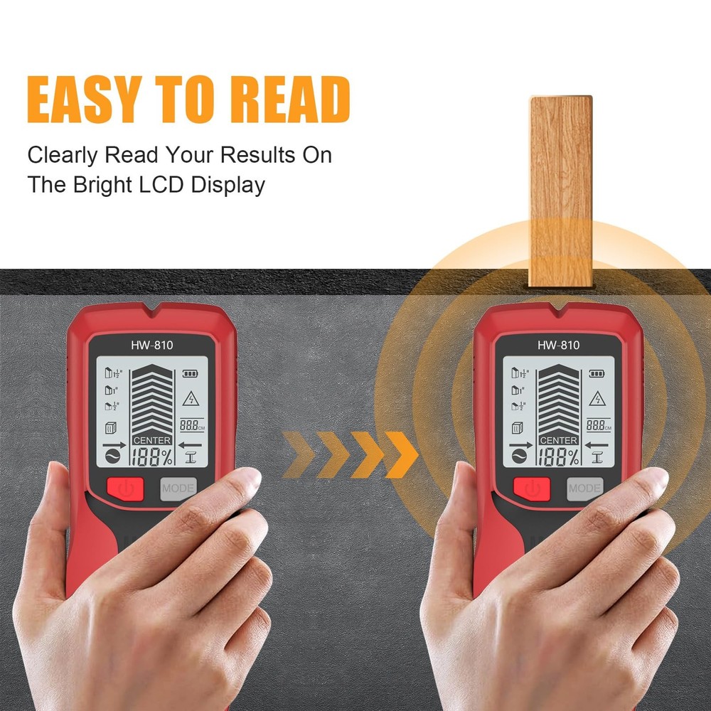 Stud Finder Wall Scanner - Electronic Stud Detector with Upgraded Smart Senso...