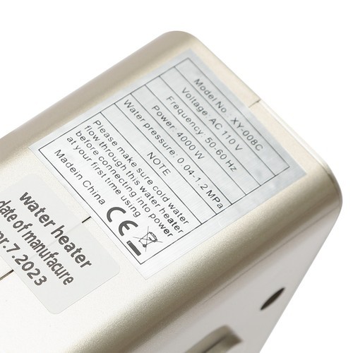 Mini Electric Tankless Hot Water Heater Constant Temperature Remote Control 110V