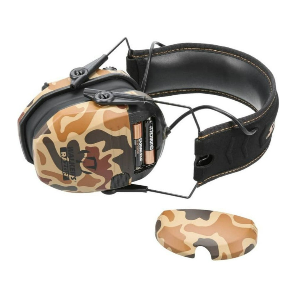 Walkers Razor Slim Electronic Duck Camo Muff Bundle Protective Case