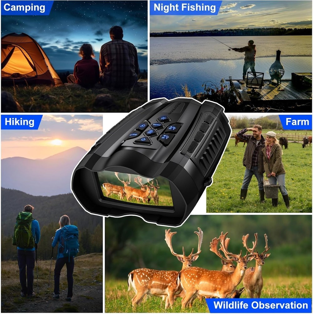 Advanced Night Vision Technology - 16X Digital Zoom