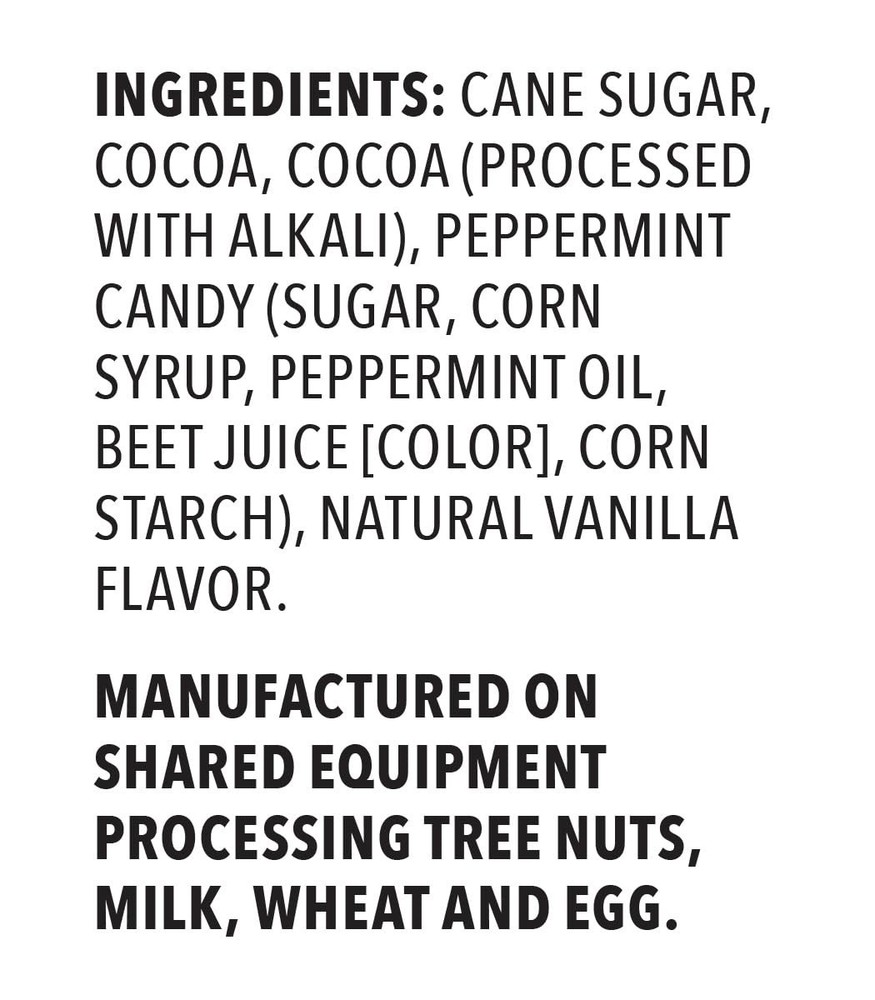 Starbucks Hot Cocoa Mix PEPPERMINT Decadent Bits Dark Chocolate 7 Packets 7Oz.