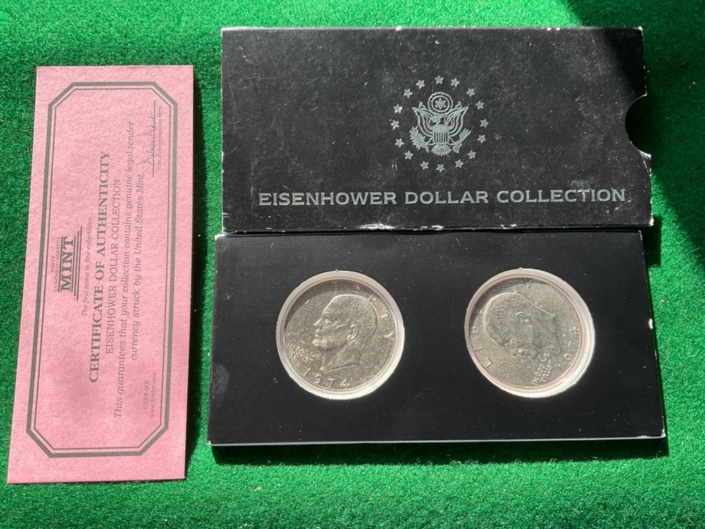 1974 Eisenhower Dollar Collection , P&D - T22