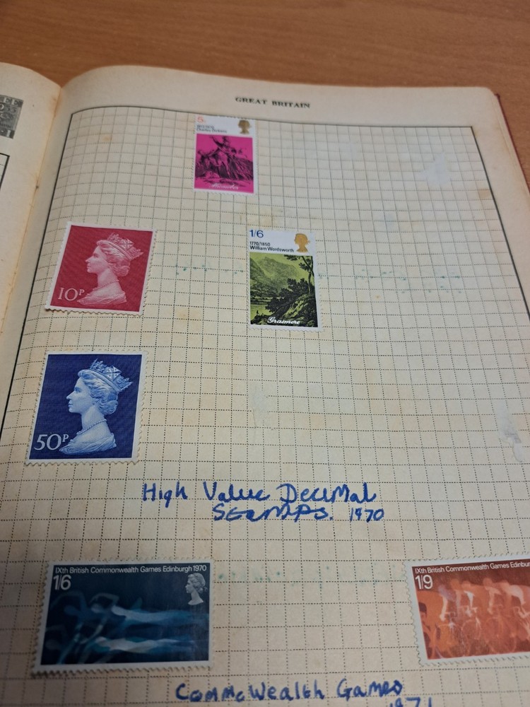 1970s Vintage Stamp Album
